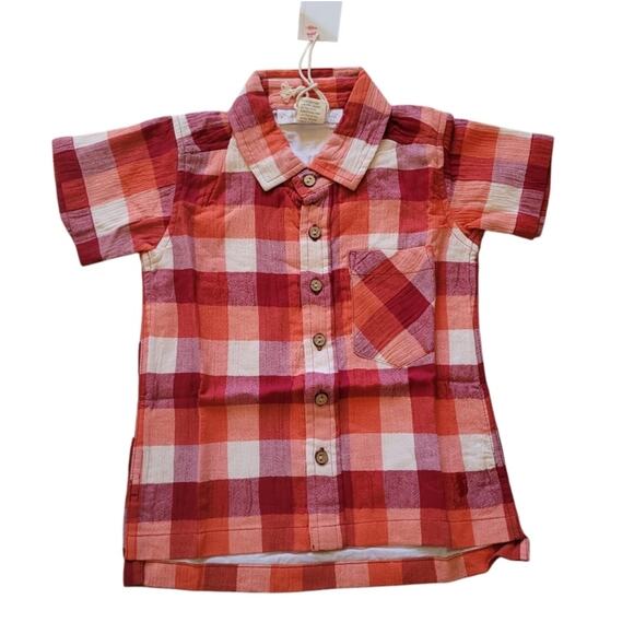 Well Dressed Wolf Orchard Plaid Short Sleeve Shirt